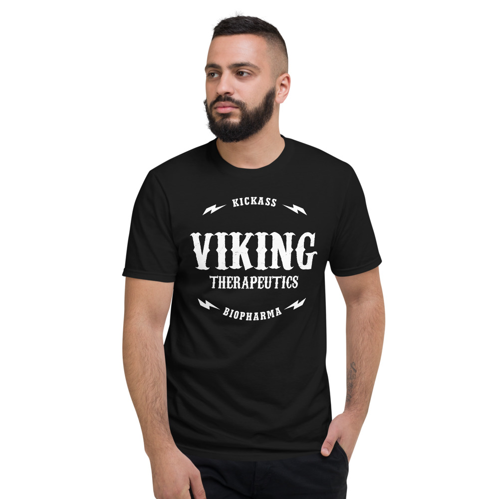 Viking Therapeutics Kickass – Short-Sleeve T-Shirt – Dennis Purcell