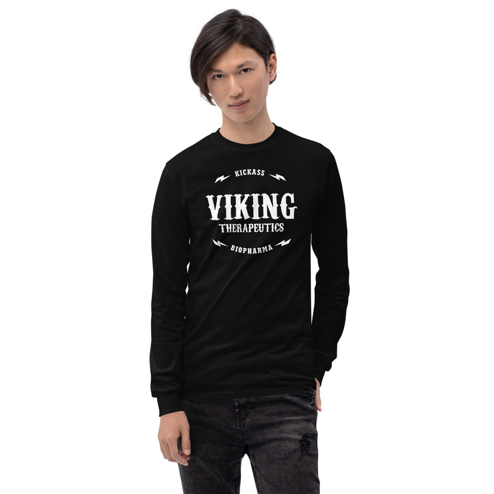 Viking Therapeutics Kickass – Men’s Long Sleeve Shirt – Dennis Purcell