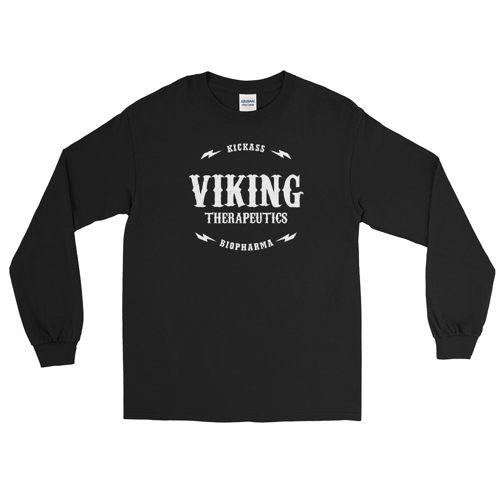 Viking Therapeutics Kickass – Men’s Long Sleeve Shirt – Dennis Purcell